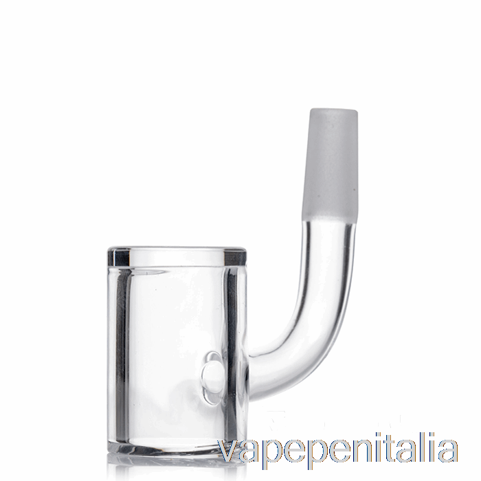 Vape Italia Mj Arsenal Banger Grande A Secchiello Al Quarzo Premium Da 10 Mm Argento - Mezza Saldatura